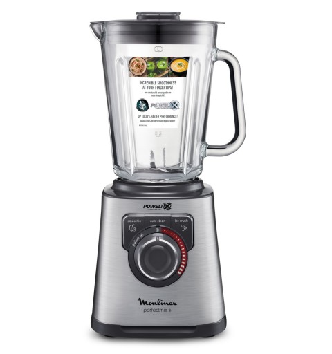 Moulinex perfect mix + 1,5 L Batidora de vaso 1200 W Acero, Gris