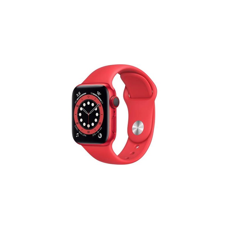 Apple Watch Serie 6 Cell 40mm (Product)Res Aluminium Case/Red Sport Band ITA M06R3TY/A