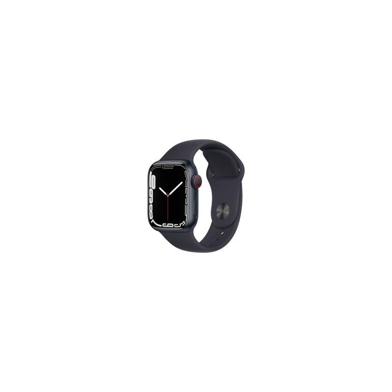Apple Watch Serie 7 Cell 41mm Midnight Aluminium Case/Midnight Sport Band ITA MKHQ3TY/A
