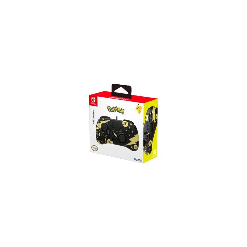 Switch Hori Horipad Mini Pikachu Black & Gold Edition