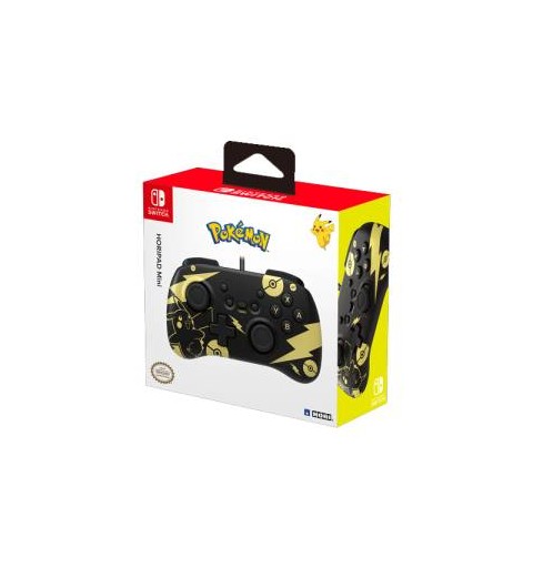 Switch Hori Horipad Mini Pikachu Black & Gold Edition