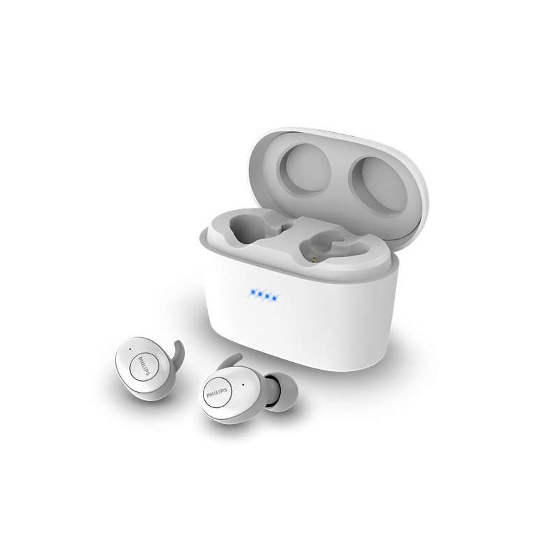 Philips SHB2515WT Auriculares True Wireless Stereo (TWS) Dentro de oído Llamadas Música Bluetooth Gris, Blanco