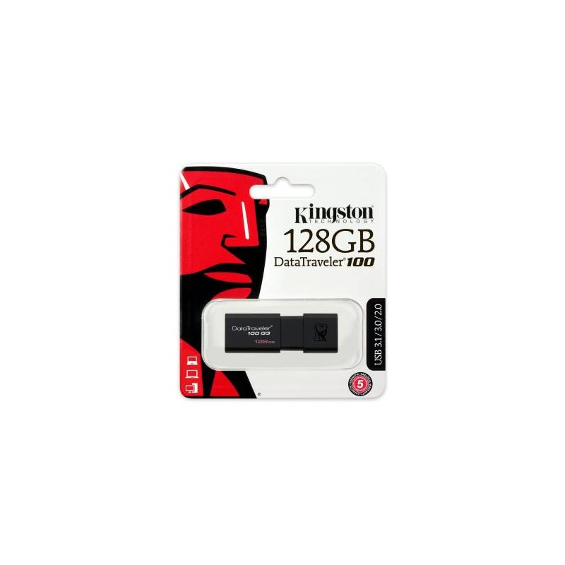 Kingston Pendrive USB-A 3.0 128GB DT100G3/128GB