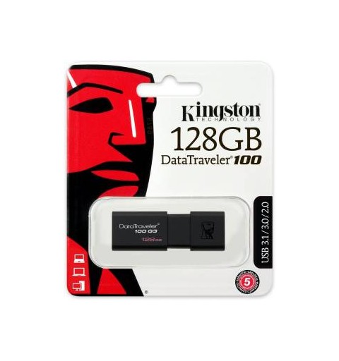 Kingston Pendrive USB-A 3.0 128GB DT100G3/128GB