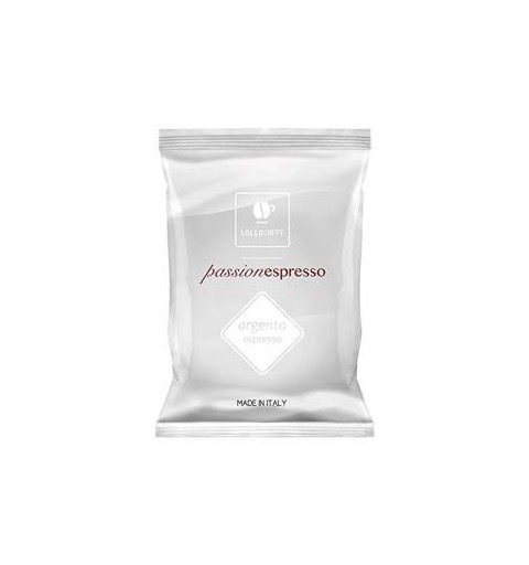 LollocaffÞ Capsule Compatibili Nespresso Passionespresso - Argento 100pz