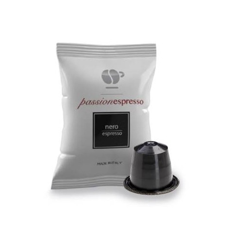 LollocaffÞ Capsule Compatibili Nespresso Passionespresso Nero 100pz
