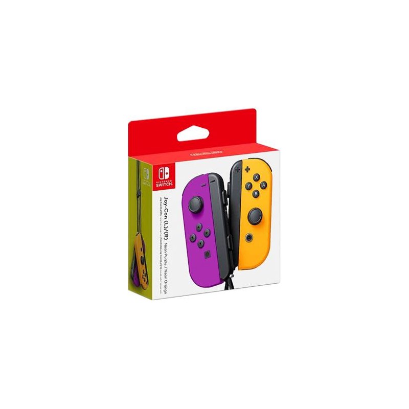 Switch Joy-Con Coppia Controller Viola Neon / Arancione Neon Switch Joy-Con Coppia Controller Viola Neon / Arancione Neon