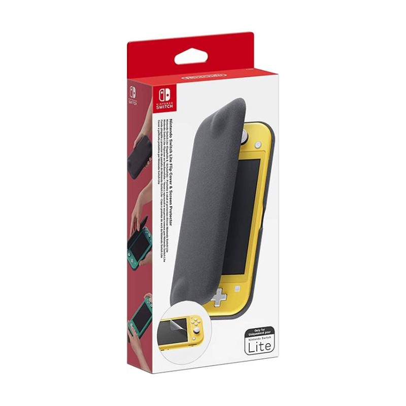 Switch Lite Kit Custodia Flip Grigio + Pellicola Protettiva Switch Lite Kit Custodia Flip Grigio + Pellicola Protettiva