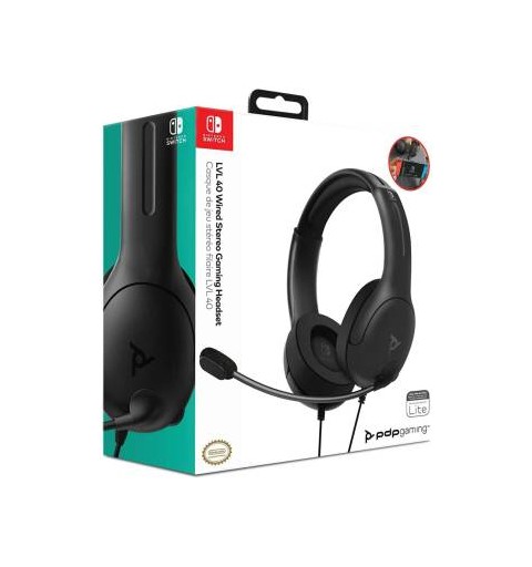 Switch PDP LVL40 Wired Headset Black