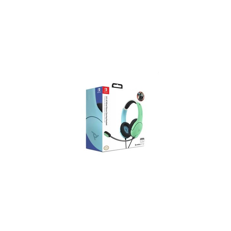 Switch PDP LVL40 Wired Headset Blue/Green