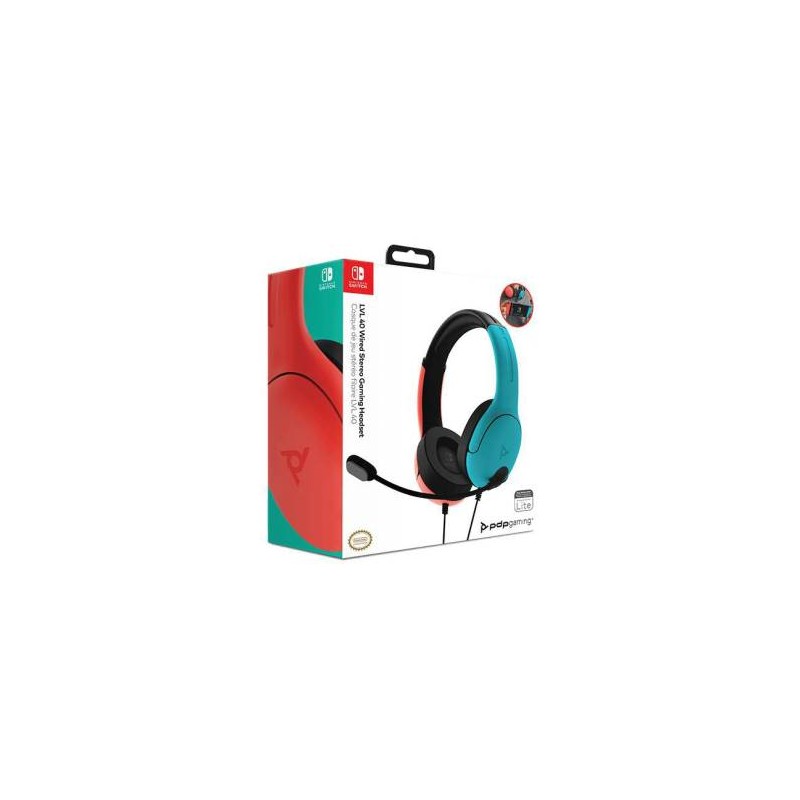 Switch PDP LVL40 Wired Headset Blue/Red