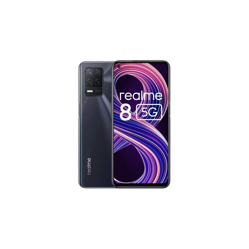 Realme 8 4+64GB 6.5" 5G Supersonic Black DS ITA
