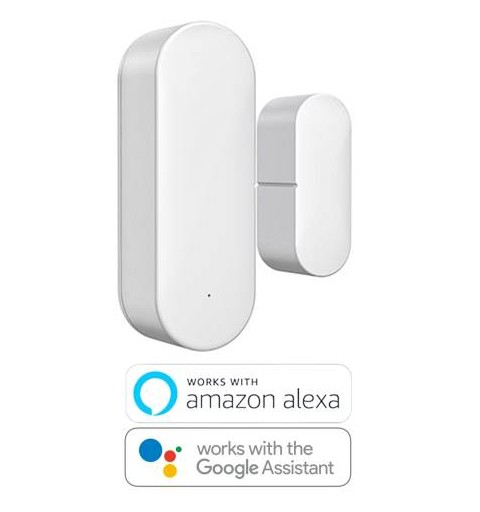 Superior Sensore Smart per Porte e Finestre Bianco Alexa Google SmartLife
