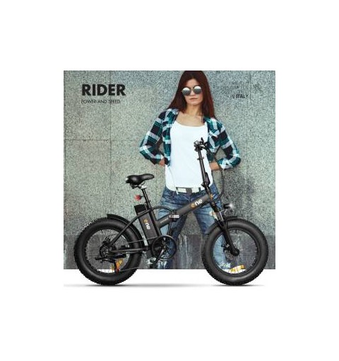 The ONE Bici Elettrica Rider 250W Black