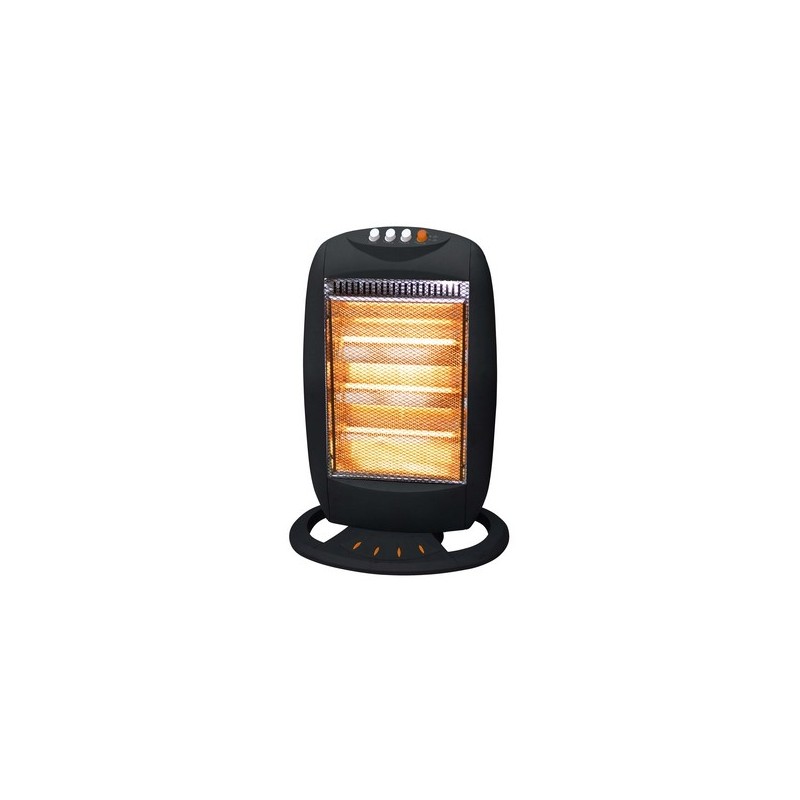 Ardes AR454B electric space heater Indoor Black 1200 W Halogen electric space heater