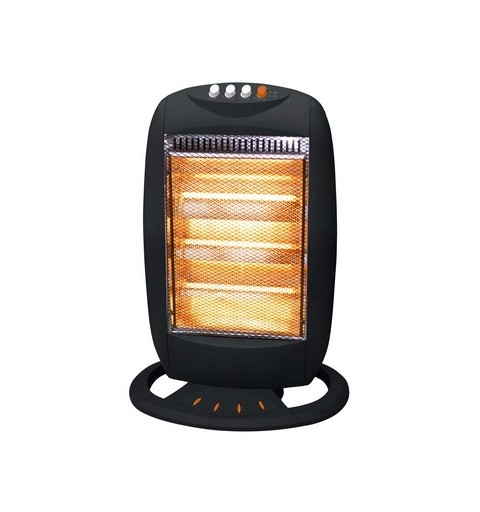 Ardes AR454B electric space heater Indoor Black 1200 W Halogen electric space heater