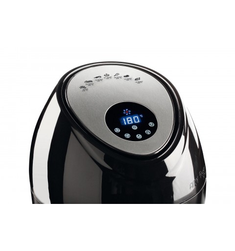 Ariete 4618 Single 5.5 L Stand-alone 1800 W Hot air fryer Black, Stainless steel