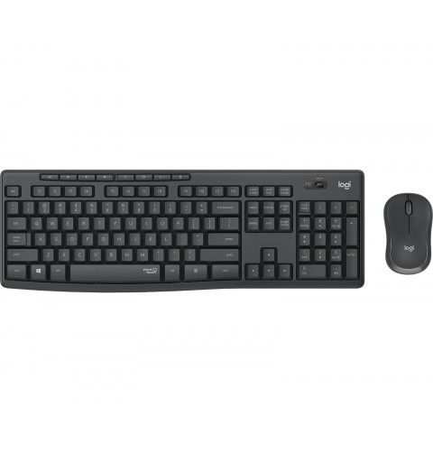 Logitech MK295 Silent Wireless Combo keyboard USB QWERTY Italian Graphite