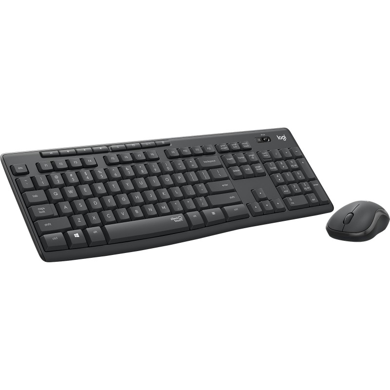 Logitech MK295 Silent Wireless Combo teclado USB QWERTY Italiano Grafito
