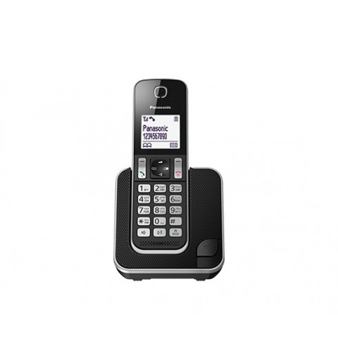 Panasonic KX-TGD310 teléfono Teléfono DECT Identificador de llamadas Negro, Blanco