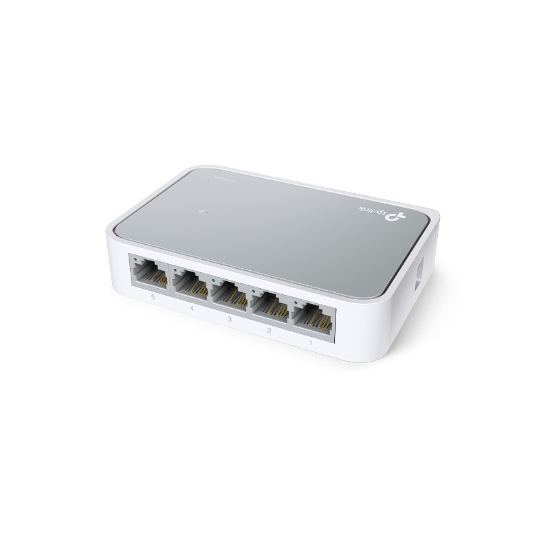 TP-LINK TL-SF1005D V15 switch di rete Gestito Fast Ethernet (10 100) Bianco