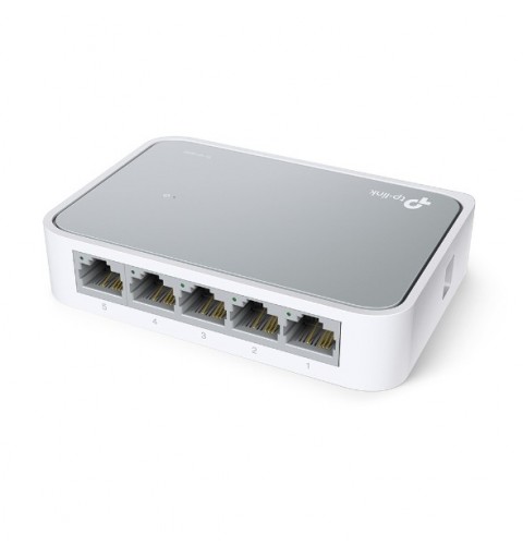 TP-LINK TL-SF1005D V15 commutateur réseau Géré Fast Ethernet (10 100) Blanc