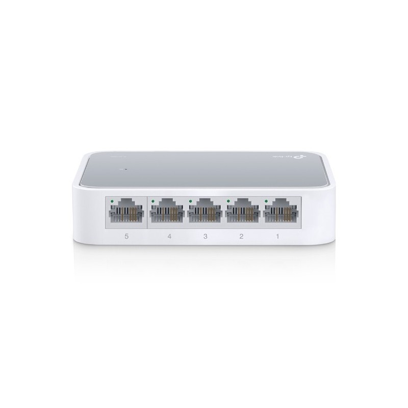 TP-LINK TL-SF1005D V15 commutateur réseau Géré Fast Ethernet (10 100) Blanc