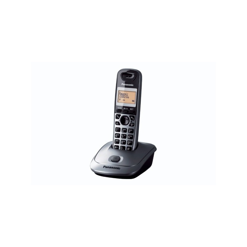 Panasonic KX-TG2511JTT teléfono Teléfono DECT Identificador de llamadas Titanio