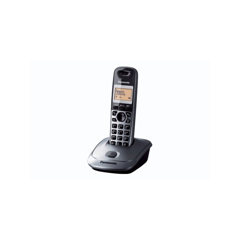 Panasonic KX-TG2511 DECT-Telefon Anrufer-Identifikation Titan