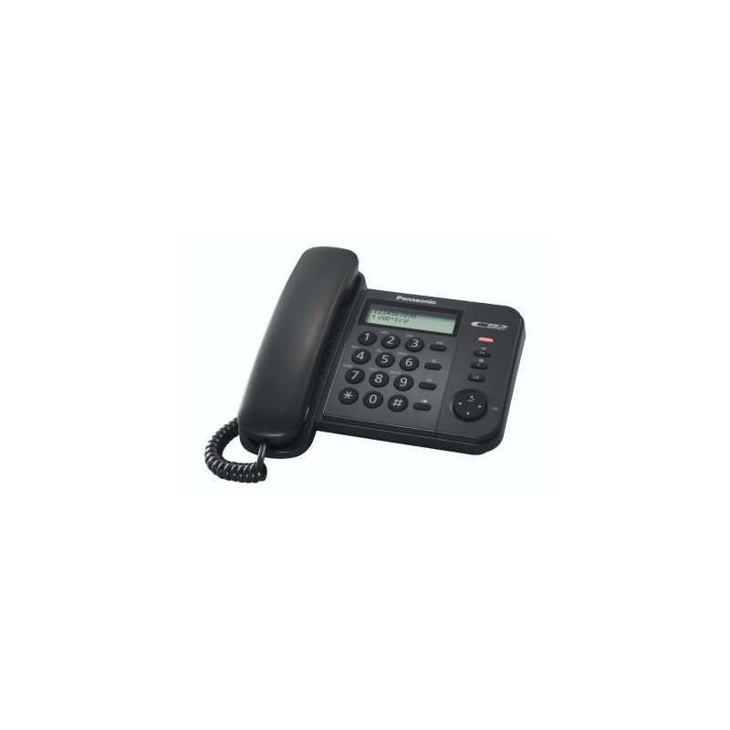 Panasonic KX-TS580EX1 Identificatore di chiamata Nero