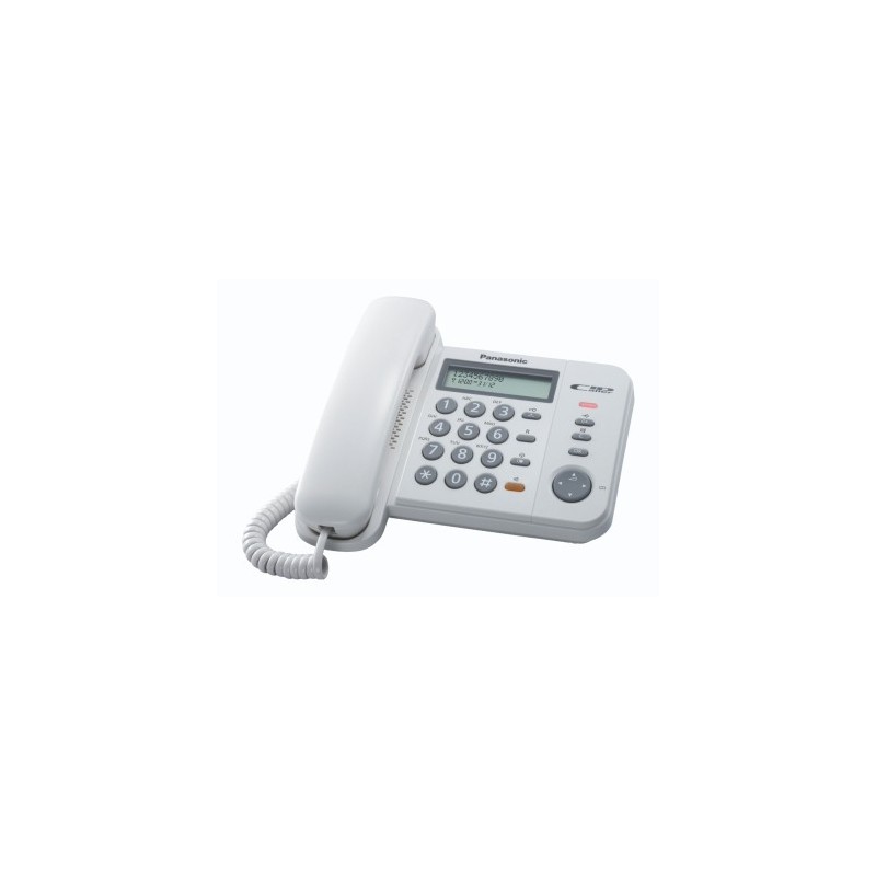 Panasonic KX-TS580EX1 Identification de l'appelant Blanc