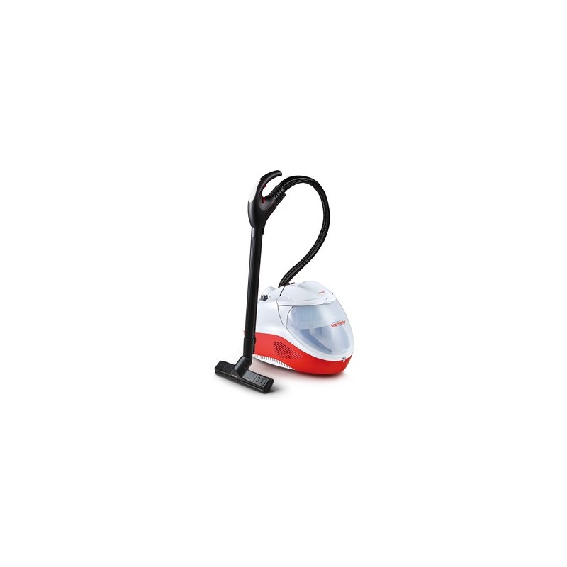 Polti Fav50_Multifloor Pulitore a vapore cilindrico 0,5 L 1350 W Rosso, Bianco