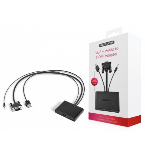 Sitecom CN-352 VGA + Audio to HDMI Adapter