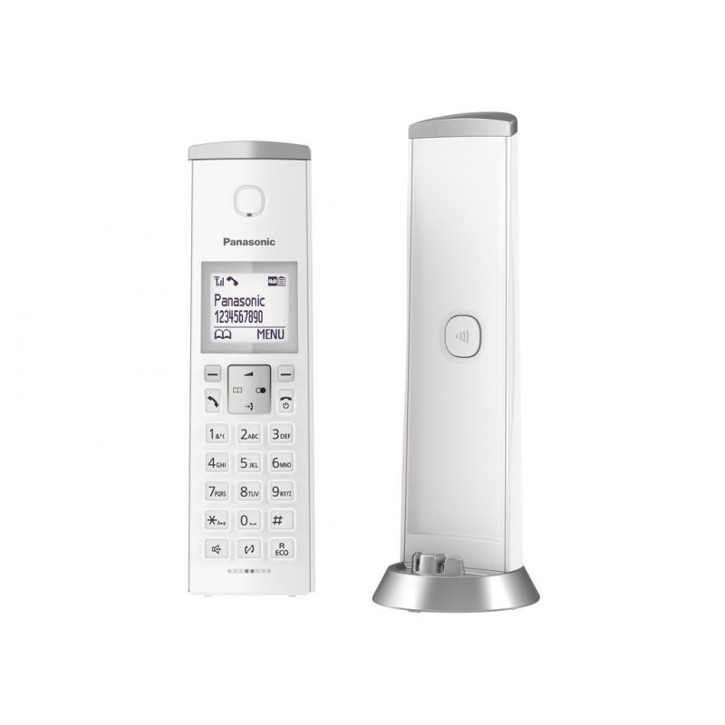 Panasonic KX-TGK220 Téléphone DECT Identification de l'appelant Blanc