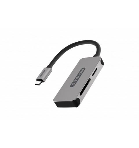 Sitecom MD-066 lettore di schede USB 3.2 Gen 1 (3.1 Gen 1) Type-C Nero, Grigio
