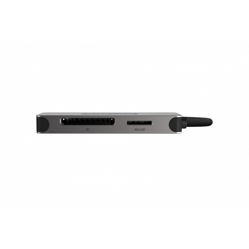 Sitecom MD-066 lector de tarjeta USB 3.2 Gen 1 (3.1 Gen 1) Type-C Negro, Gris