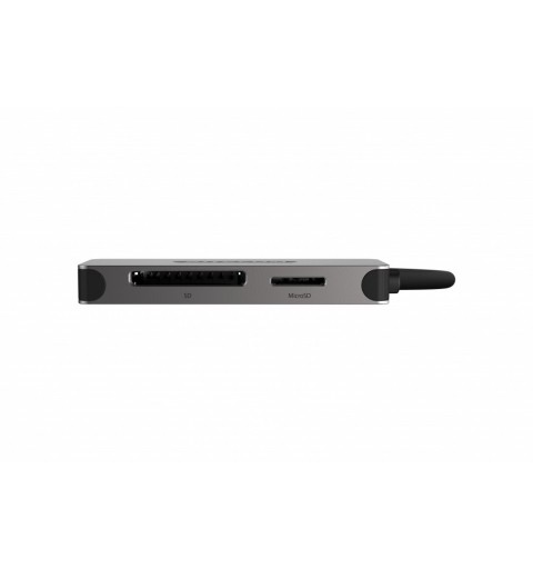 Sitecom MD-066 lector de tarjeta USB 3.2 Gen 1 (3.1 Gen 1) Type-C Negro, Gris