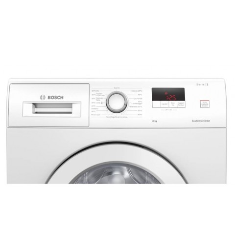 Bosch Serie 2 lavatrice Caricamento frontale 8 kg 1000 Giri min C Bianco