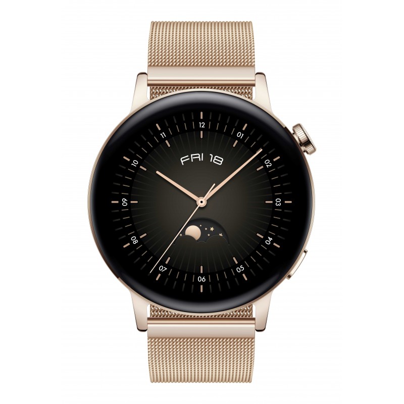 Huawei WATCH GT 3 3,35 cm (1.32") 42 mm AMOLED Or GPS (satellite)
