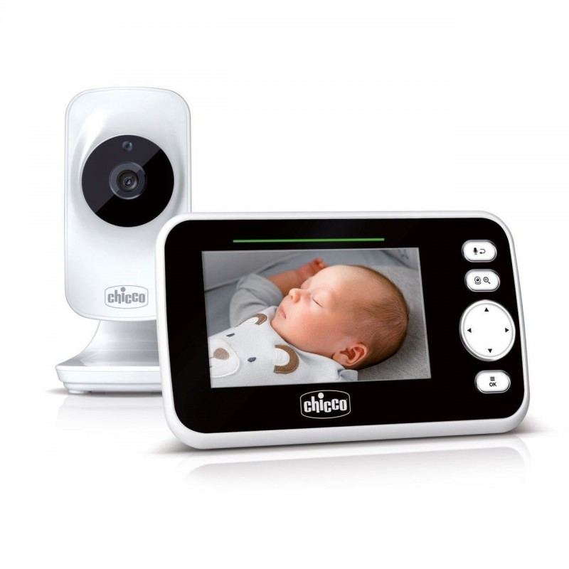 Chicco 00010158000000 moniteur vidéo pour bébé 220 m FHSS Blanc