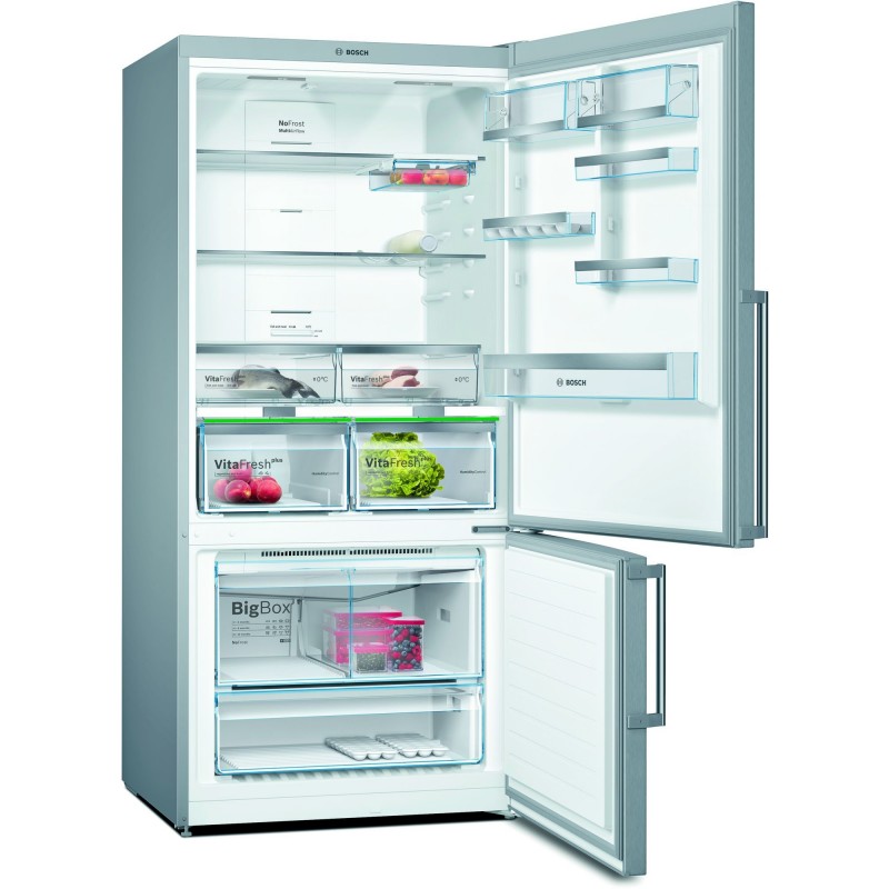 Bosch Serie 6 KGN86AIDP nevera y congelador Independiente 631 L D Acero inoxidable