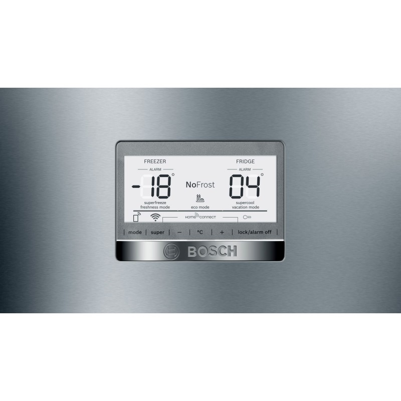 Bosch Serie 6 KGN86AIDP nevera y congelador Independiente 631 L D Acero inoxidable