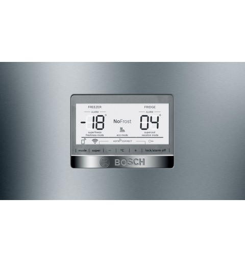 Bosch Serie 6 KGN86AIDP nevera y congelador Independiente 631 L D Acero inoxidable