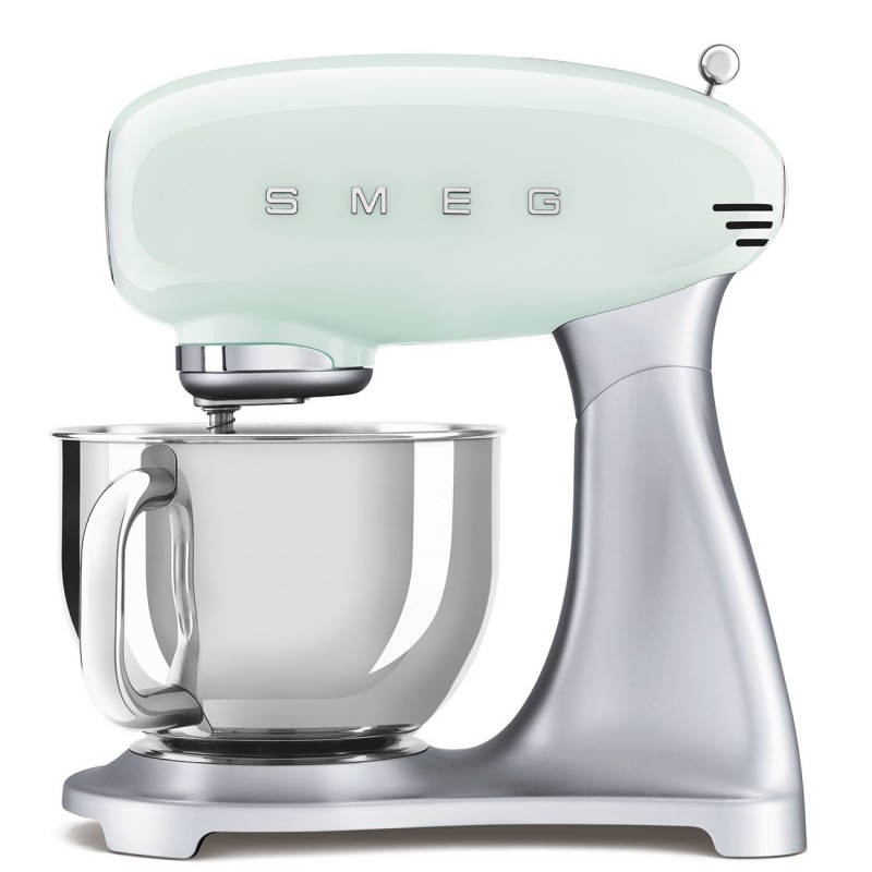 Smeg SMF02PGEU sbattitore Sbattitore con base 800 W Verde, Argento