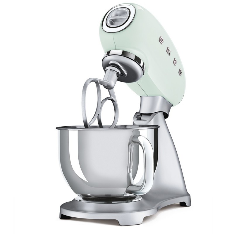 Smeg SMF02PGEU sbattitore Sbattitore con base 800 W Verde, Argento