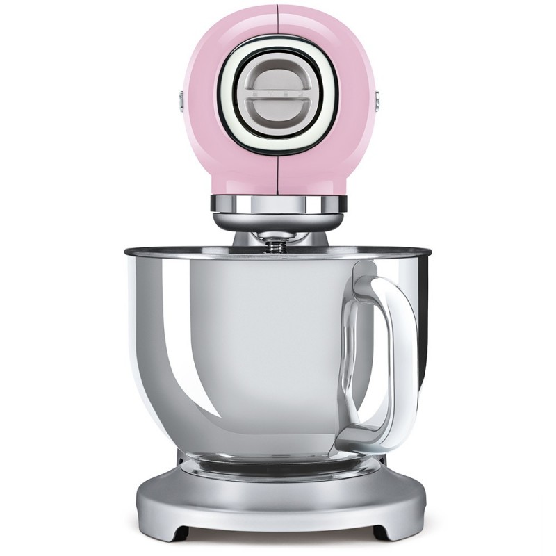 Smeg SMF02PKEU sbattitore Sbattitore con base 800 W Rosa, Argento