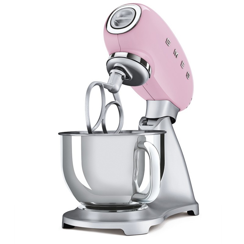 Smeg SMF02PKEU Mixer Standmixer 800 W Pink, Silber