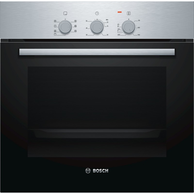Bosch Serie 2 HBF011BR0J oven 66 L A Black, Stainless steel