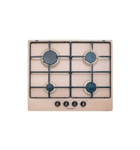 Glem Gas GT64SA hob Sand Built-in 4 zone(s)