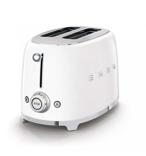 Smeg TSF01WHEU Toaster 2 Scheibe(n) 950 W Weiß